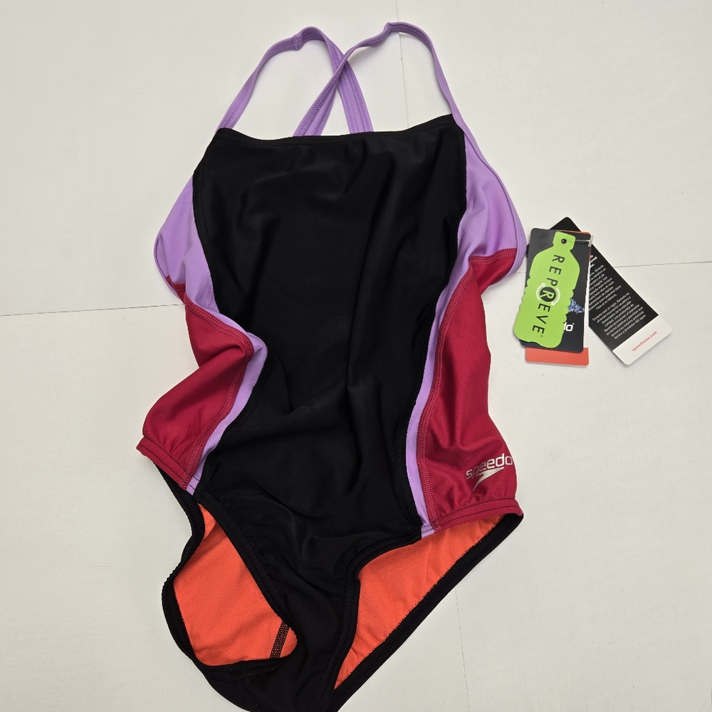 SPEEDO UPF 50 + swimsuit African violet size XS/26